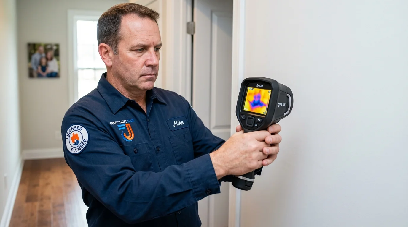 Thermal imaging leak detection by Johns Plumbing LLC in Homestead